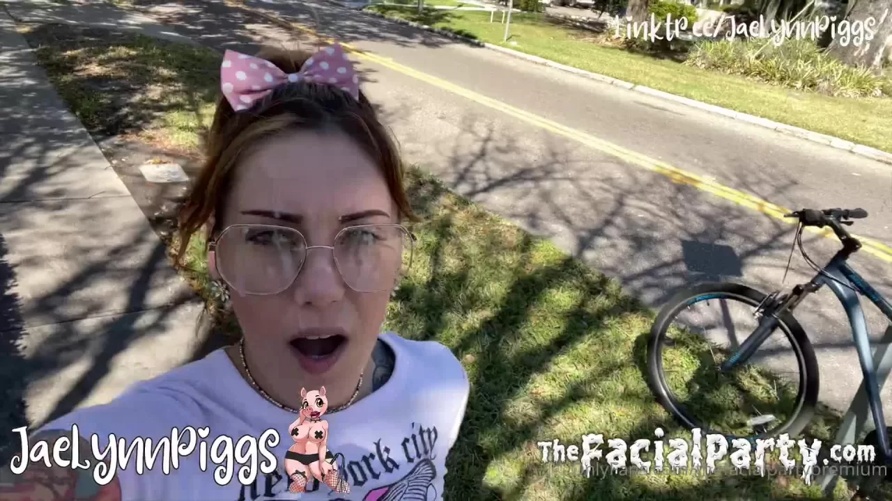 TheFacialParty: JaeLynn Piggs First Ever Cum Walk POV