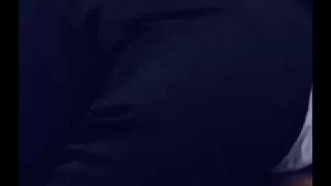 Brunette in high heels gives blowjob in sunny bedroom