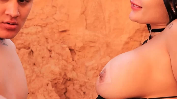 GirlsOutWest: Alejandra Palacios Desert Goddess Seduces Explorer