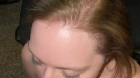 POV Office Oral Sex with Slim Caucasian Woman and Muscular Man