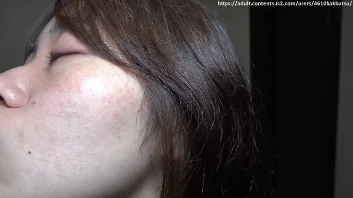 Asian girl with freckles and face tattoo gives blowjob then gets fucke