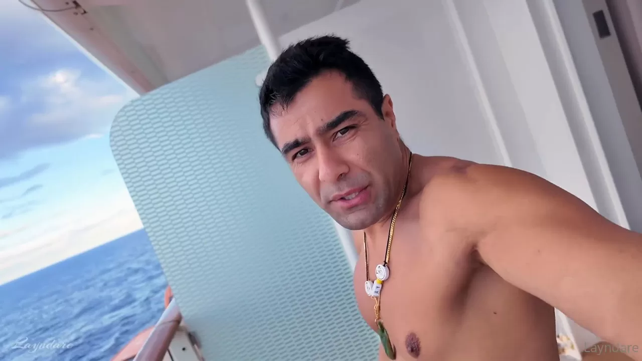 Asian couple fucks on boat and in bedroom POV
