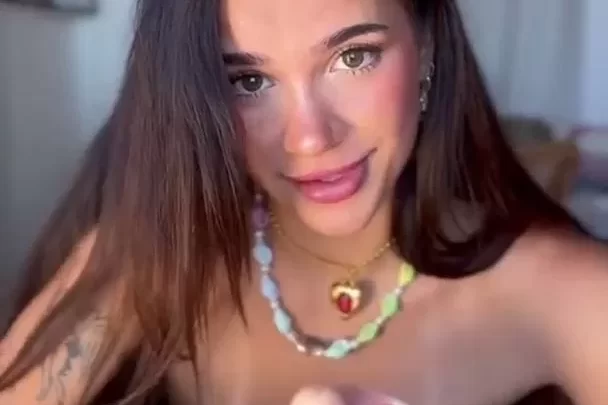 Ari Kytsya Strips And Fucks a Dildo