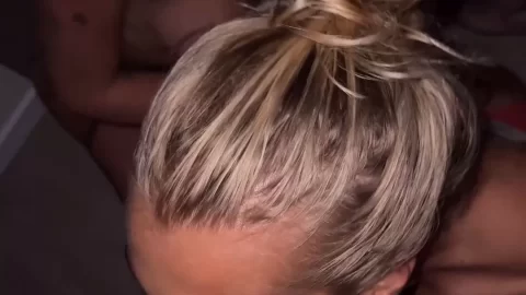 Erin James – Blonde Duo Blowjob and Girl-on-Girl Action