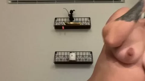 Jada Stevens Bathroom Jerking Off