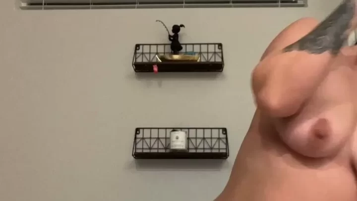 Jada Stevens Bathroom Jerking Off