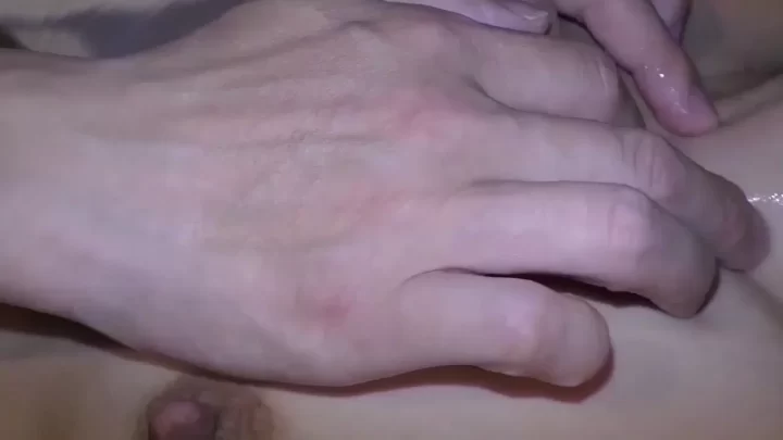 Two Asian women and one man go at it in bedroom with white sheets
