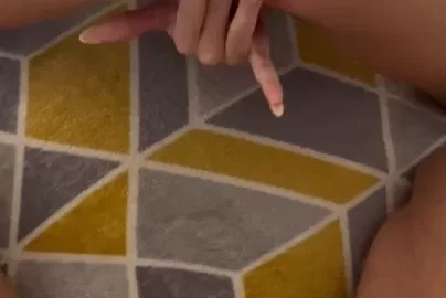 Blonde does POV blowjob then gets fingered in bed