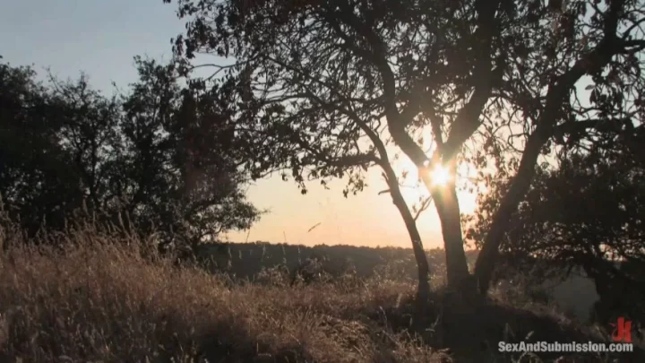 GirlsOutWest: Kelly Wells Stranded Outdoor BDSM Scene