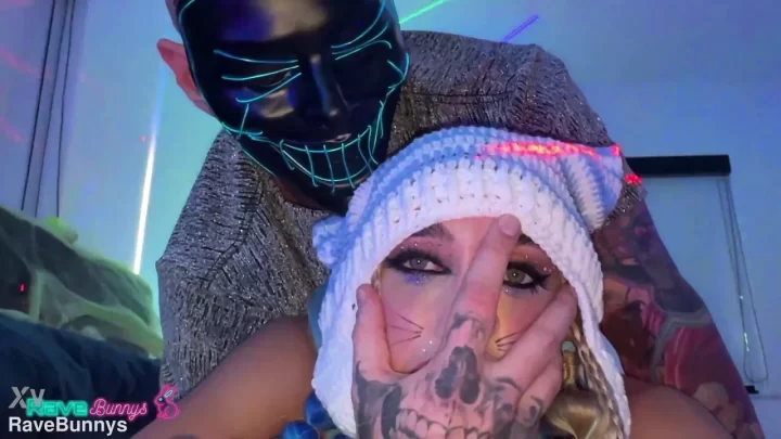 Khloe Kapri Gets Her Pussy Pounded In A Rave Bunny Suit