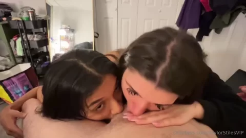 Allyken Shares Taylor Stiles With An Indian Girl