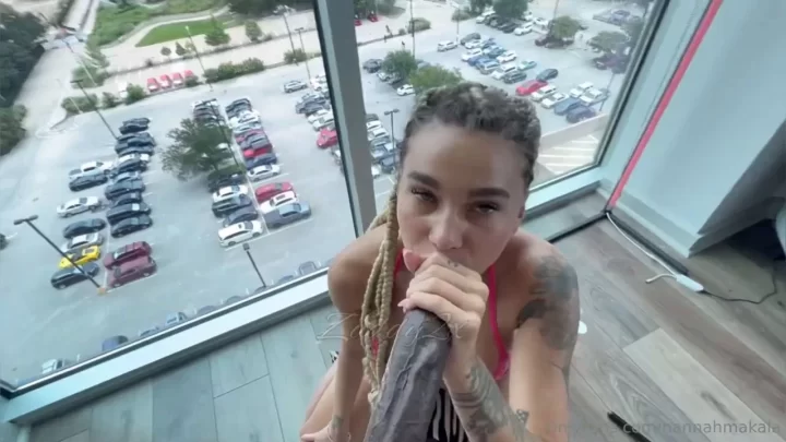 ZaddyX: Hannah Makala Braided Slut BBC Doggy By The Window