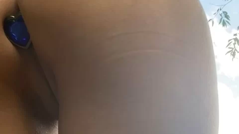 RhiannonRyder Teen Caught Wearing ButtPlug In Woods