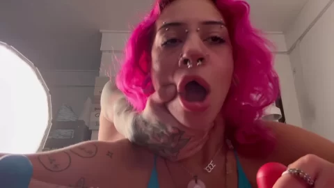 Nali Marie Petite Gamer Girl With Pink Hair Fucked In Home Arcade