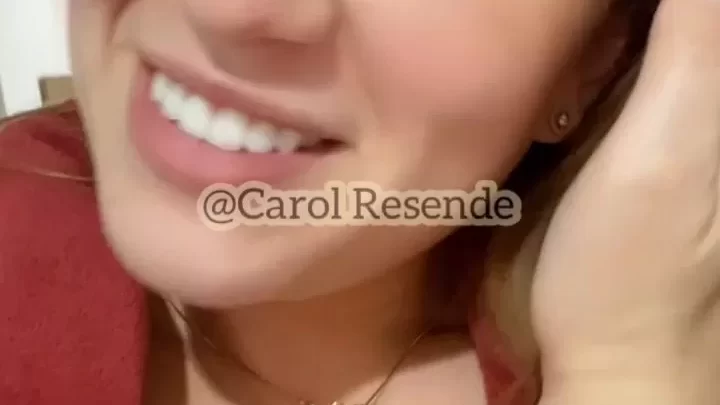 Brunette in red robe exposes big tits, plays with herself