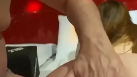 Slim brunette gets intimate with friend