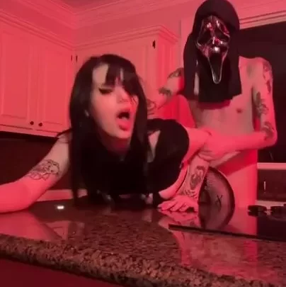 Xowie Jones gets fucked hard in the kitchen on My Site