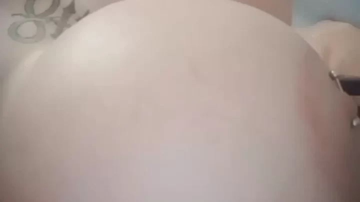 Tattooed Black Girl with Pierced Nipples Gets Down