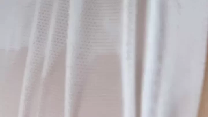 Brunette touches herself in bathroom