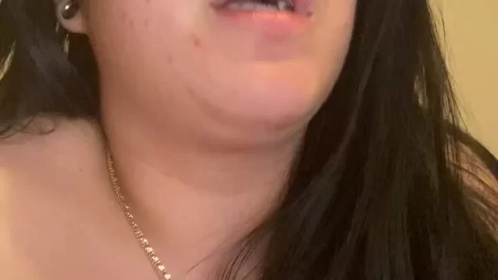 Latina Girl Talks and Strips