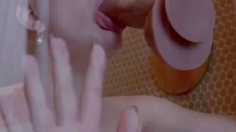 00 Skye Blue Pleasures Herself In The Shower