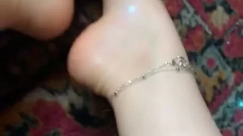 violet 0 0-0-0 – Anklets look so hot on my slender ankles and high arc