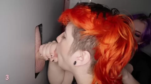 Smutty bunny – Summer Brings friend to gloryhole swallows