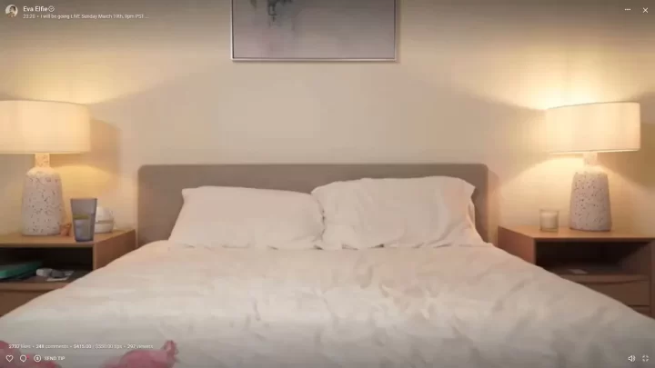 Eva Elfie European Blonde Babe Dildo Fucking Livestream
