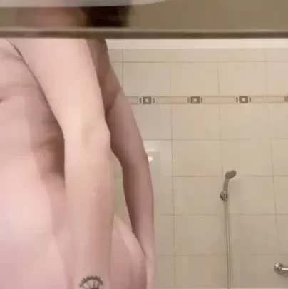 Mady in bathroom