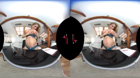 StockingsVR – Pregnant Secretary in Pantyhose Oculus