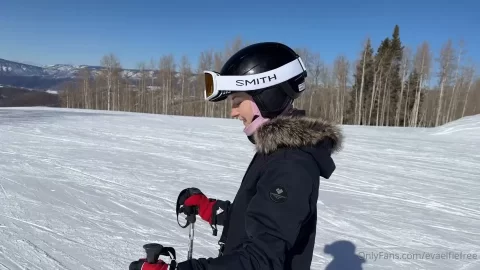 Eva Elfie Creampie in Snow Mountains