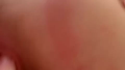 Brunette girl plays with herself