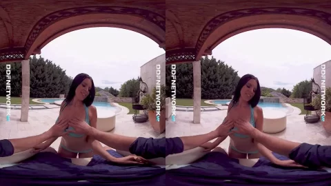 John Price and Kira Queen Poolside Pleasures