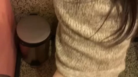 Ellie Leen Fucks in Public Stall