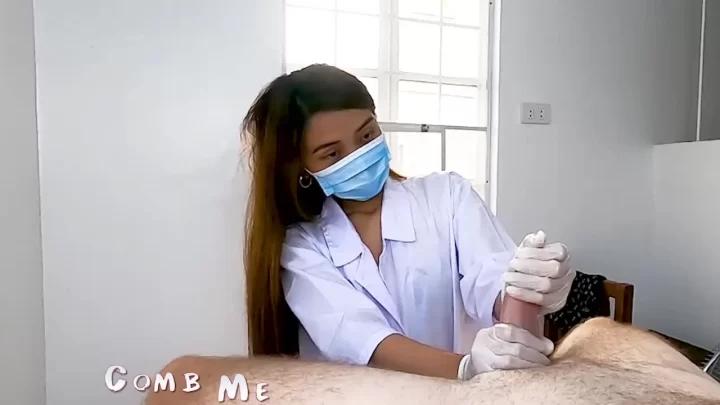 SPERM BANK – Milking machine not working student nurse did handjob