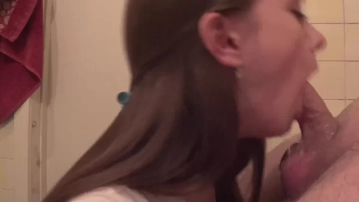 Ultra k – This bitch loves to swallow a big hard cock A long tongue is