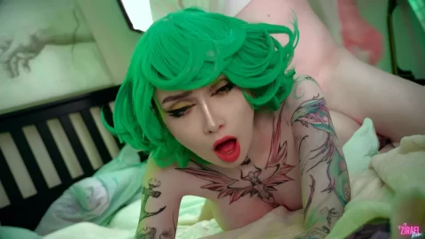 oiled tatsumaki gives you a lesson