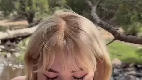 Lems – 0 Sucks Bf’s Dick On a Boulder