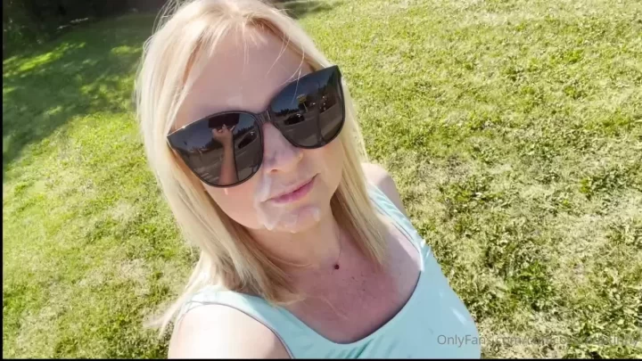 cumcoveredbunny – neighborhood walk