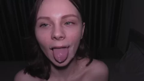 hiyouth – messy facials by cute amateur slut
