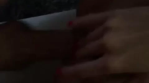 Brunette girl on girl action with a guy