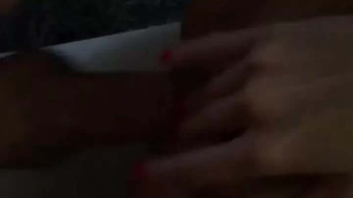 Brunette girl on girl action with a guy