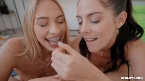 Khloe Kapri and Theodora Day GF caught at anal practice