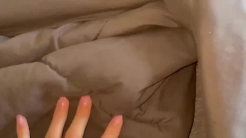 Blonde talks to cam, gets suggestive