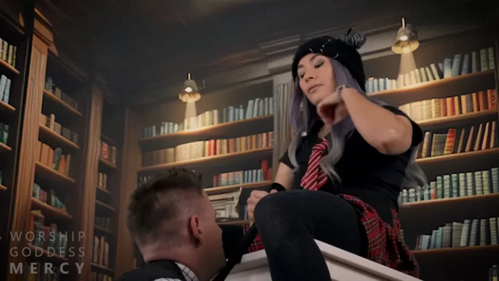 Bully Dominates Teacher With Spit Chastity And Pegging GoddessMercy