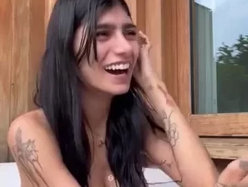Mia Khalifa Taking a Bath