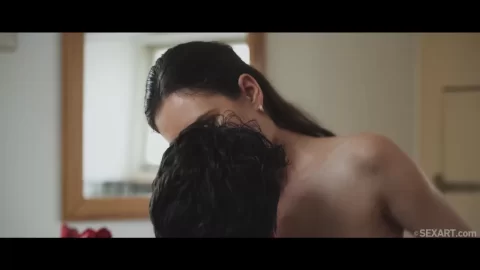 Slim White Teens Oral Sex and Intimate Embrace