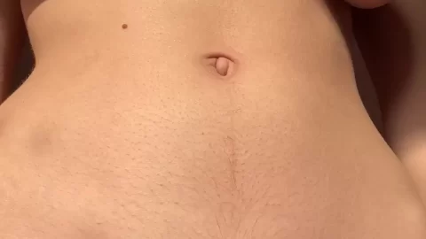 Blonde teen in Calvin Klein underwear gets close-up