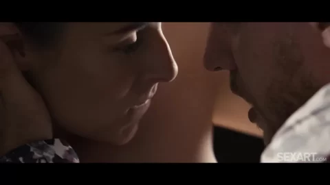 Brunette Girls Fuck on Couch and Bed