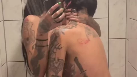 Two Girls Fucking in Shower